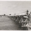 Строительство немцами автомобильного моста «Остланд», фото №3507