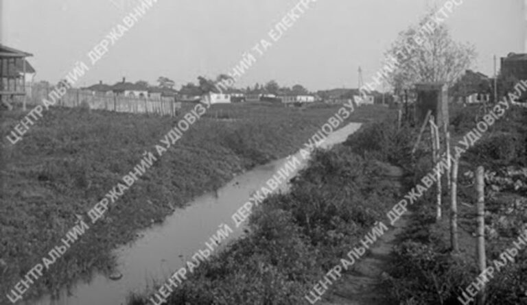 Осушувальний канал у Кременчуці, 1935 рік, фото №3529
