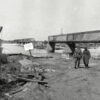 Зруйнований міст в Кременчуці, 1941 рік, фото №3553