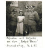 Девушка и немецкие офицеры, Кременчуг, 1942 год, фото №3649