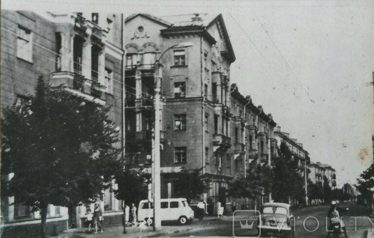 Вулиця Пролетарська в Кременчуці, 1967 рік, фото №3657