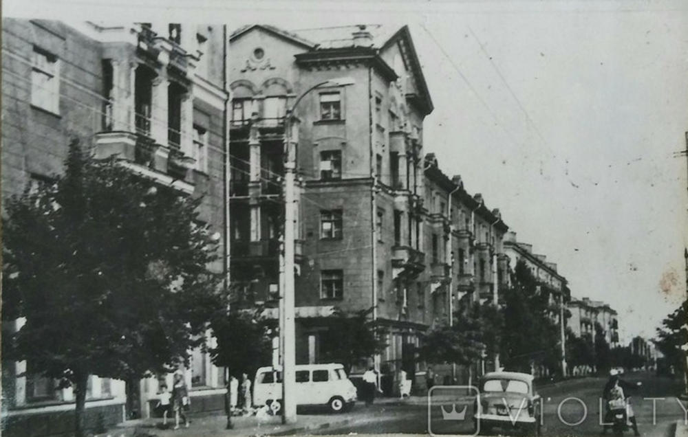 Вулиця Пролетарська в Кременчуці, 1967 рік, фото №3657