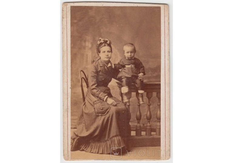 Мати з дитиною, 1879 рік, фото №3694