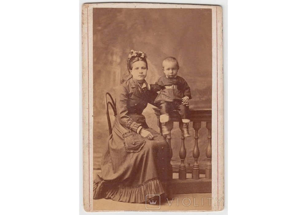 Мати з дитиною, 1879 рік, фото №3694