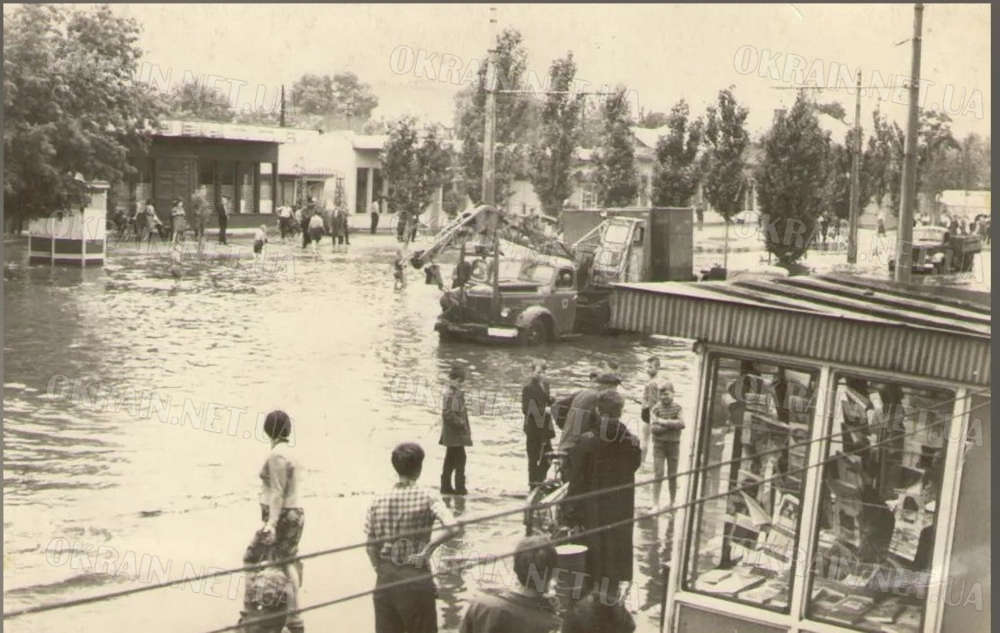 Після зливи, Кременчук, 1969 рік, фото №3695