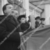 Митинг на железнодорожном вокзале, 1949 год, фото №3708
