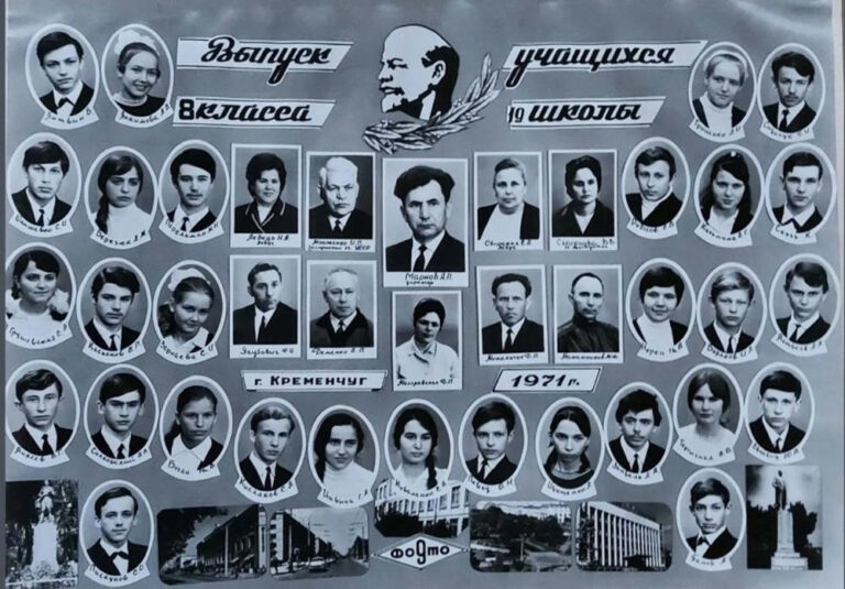 Випуск учнів 8-го класу школи №19, 1971 рік, фото №3739