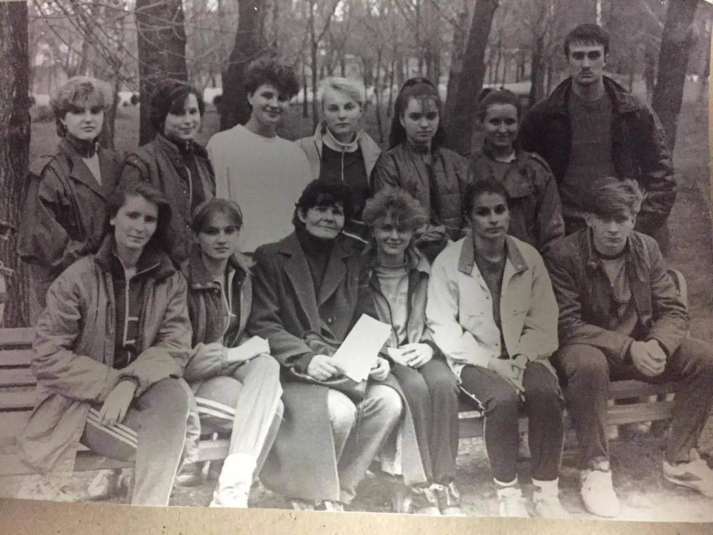 Збірна з легкої атлетики школи №21, 1988 рік, фото №3801