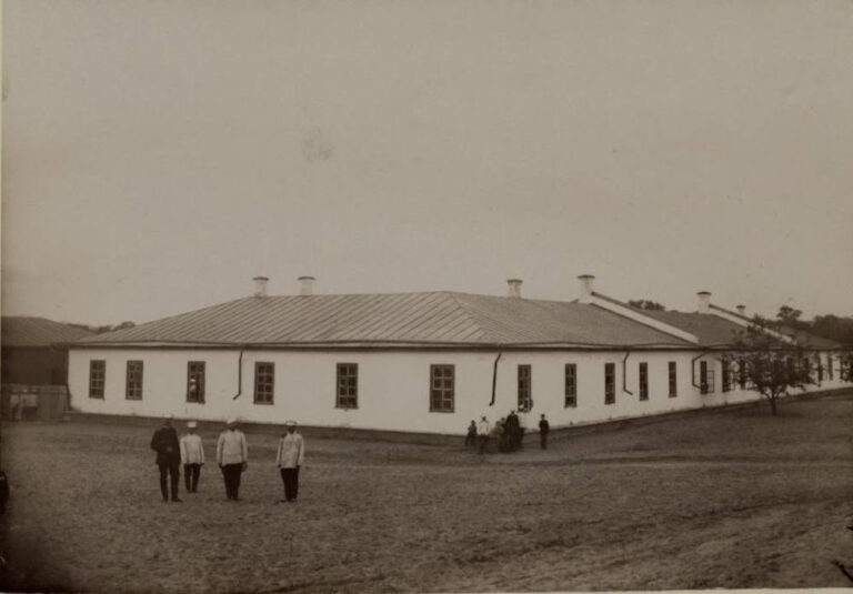 Міські казарми на Піщаній горі, 1901 рік, фото №3925