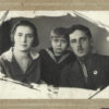 Володя Герцберг з батьками, 1932 рік, фото №3936