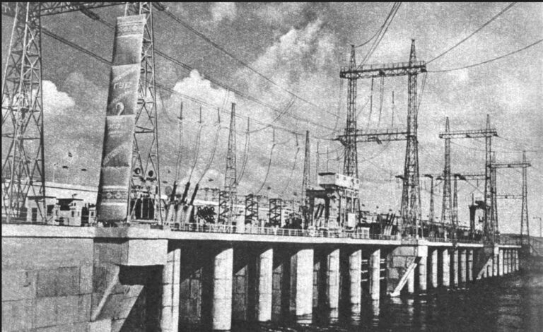 Кременчуцька ГЕС, 1962 рік, фото №3946