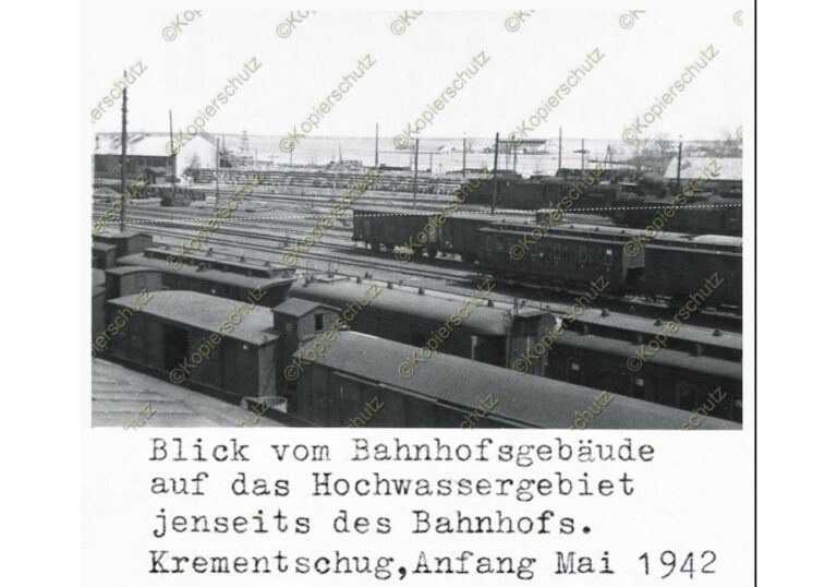 Вид з даху залізничного вокзалу, 1942 рік, фото №3967