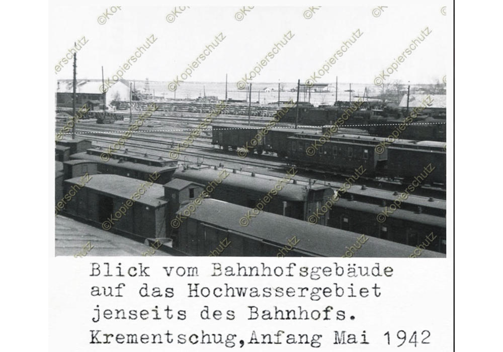 Вид з даху залізничного вокзалу, 1942 рік, фото №3967