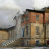 Пожежа будівлі Крюківського вокзалу, 2002 рік, фото №3979