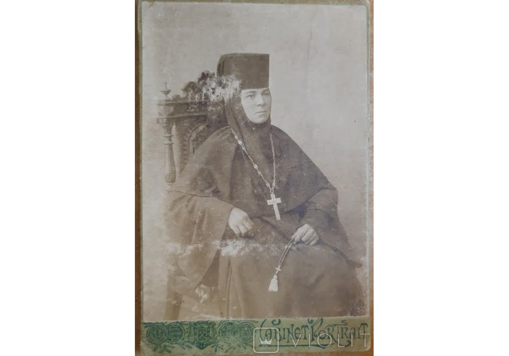 Кабінет-портрет черниці з наперсним хрестом, 1910 рік, фото №3981
