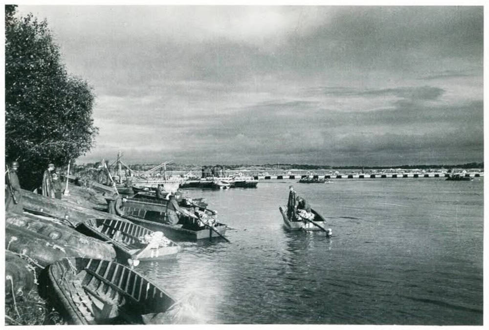 Дніпро в районі Кам'яних Поток, вересень 1941 року, фото №4005