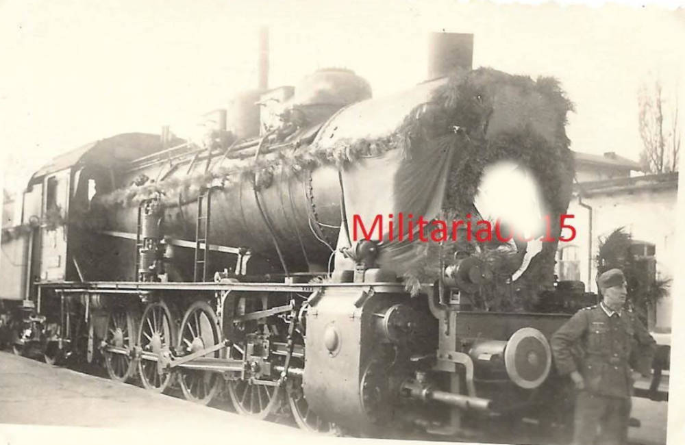 Німецький локомотив на станції Кременчук, 1941 рік, фото №4019