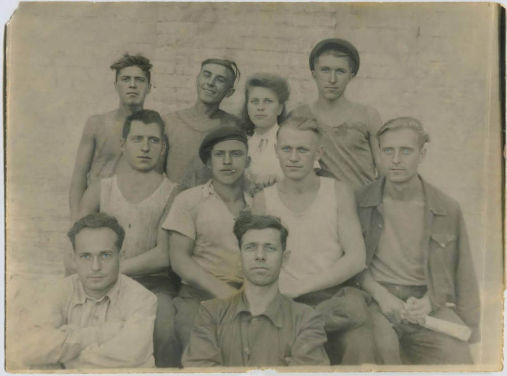 Працівники Електростанції, 1949 рік, фото №4055