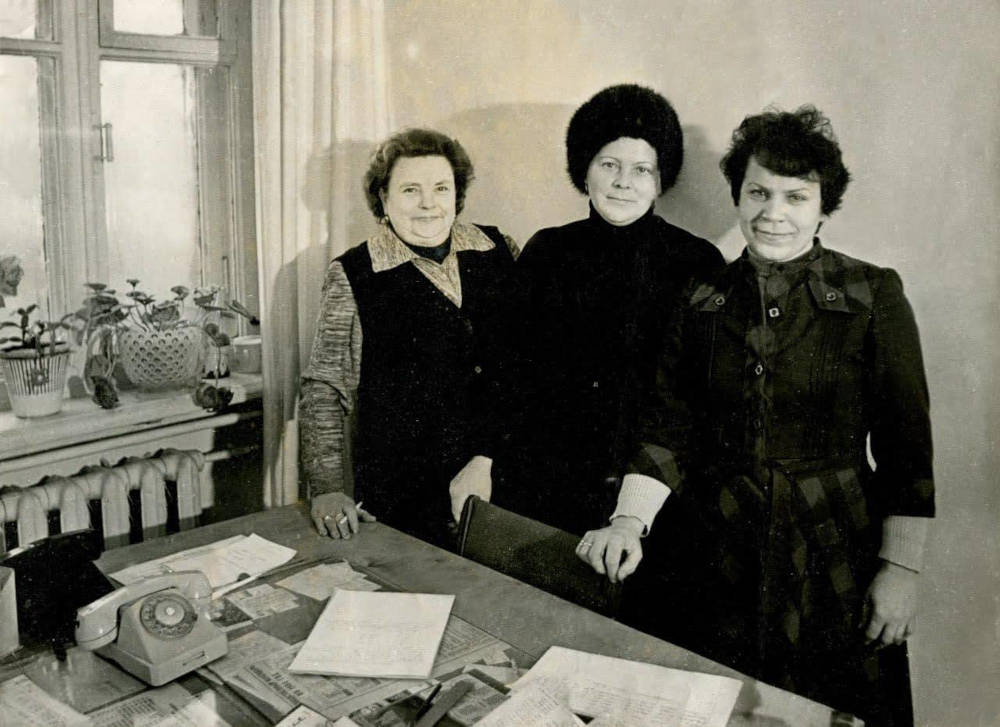 Працівниці Міжрайбази, Кременчук, 1984 рік, фото №4129