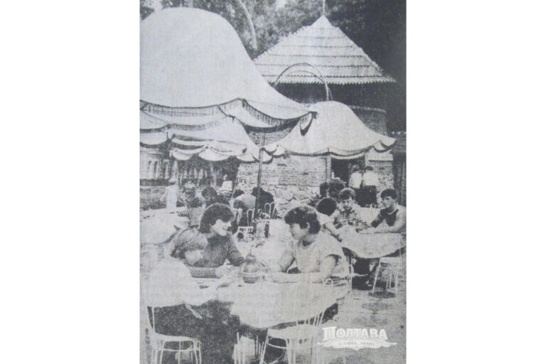 Кафе "Стара башта" у Кременчуці, 1986 рік, архівне фото №4172
