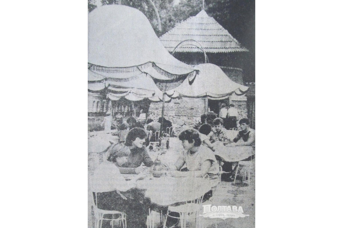 Кафе "Стара башта" у Кременчуці, 1986 рік, архівне фото №4172