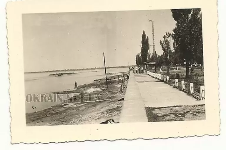 Набережна Дніпра Кременчук 1942 рік фото №957