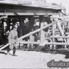 Construction of a wooden crossing 1941 photo 510