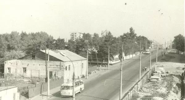 Район від електростанції до водоканалу у Кременчуці перша половина 1970-х
