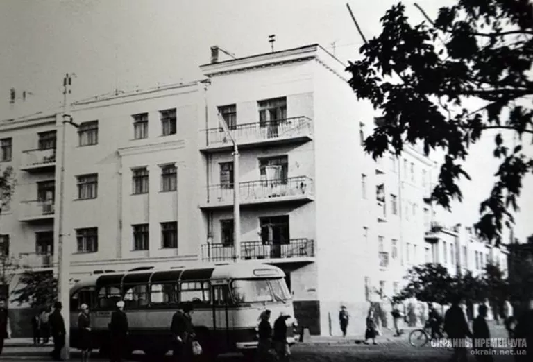 Перекресток улиц Шевченко и Ленина Кременчуг 1960-е фото номер 2164