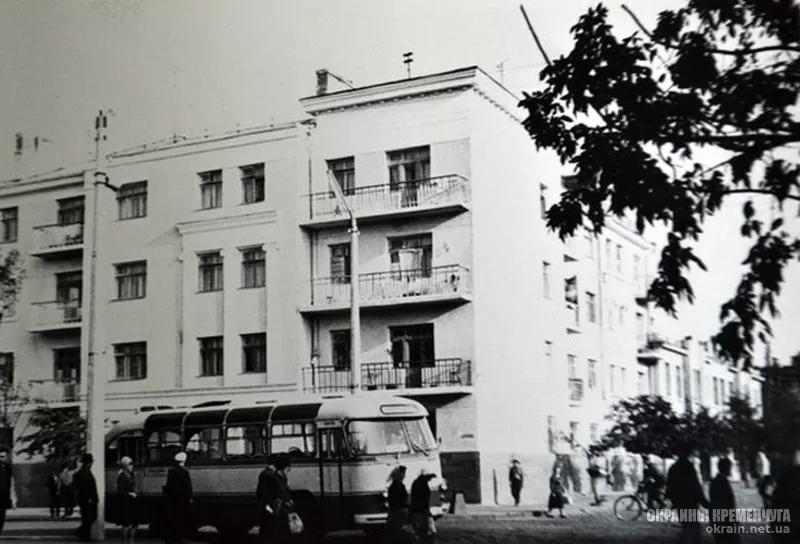 Перекресток улиц Шевченко и Ленина Кременчуг 1960-е фото номер 2164