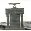 Деревянный знак перед мостом Остланд 1941 год №2891