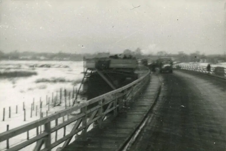 Міст Рунштедта в Кременчуці, 1943 рік, фото №3377