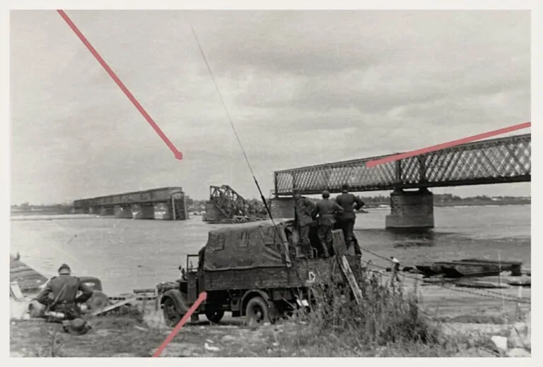 Залізничний міст у вересні 1941 року, фото №3445